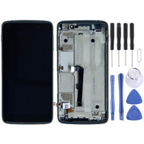 OEM LCD Screen for Alcatel One Touch Idol 4 LTE / 6055 Digitizer Full Assembly with Frame (Black)