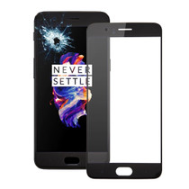 For OnePlus 5 Front Screen Outer Glass Lens (Black)