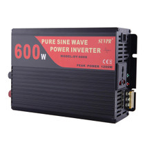 SUVPR DY-LG600S 600W DC to AC 220V Pure Sine Wave Car Power Inverter with Universal Power Socket