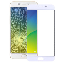 For OPPO R9s Front Screen Outer Glass Lens (White)