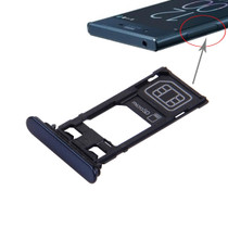 SIM Card Tray + Micro SD Card Tray for Sony Xperia XZ (Single SIM Version)(Dark Blue)