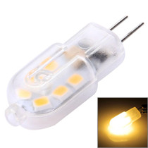 G4 2W 180LM Transparent Cover Corn Light Bulb, 12 LED SMD 2835, AC 220-240V(Warm White)