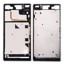 Single SIM Front Housing LCD Frame Bezel for Sony Xperia Z3(White)