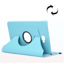 For Galaxy Tab A 10.1 / T580 Litchi Texture 360 Degree Rotating Horizontal Flip Leather Case with Holder(Baby Blue)