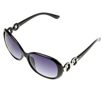 Retro UV400 UV Protection PC Frame AC Lens Sunglasses(Black)