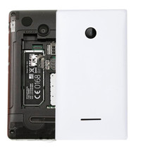 Solid Color Battery Back Cover for Microsoft Lumia 532(White)