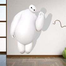 3D Creative Cartoon Baymax Pattern Fashion Wall Stickers, Size: 50cm x 70cm