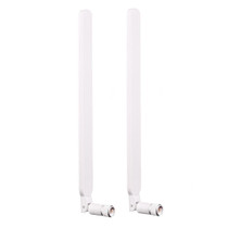 2 PCS B593 5dBi SMA Male 4G LTE Router Antenna(White)