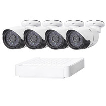 N4B-Mini/L 4 Ch 720P 1.0 Mega Pixel IP Camera NVR Kit, Support Night Vision / Motion Detection, IR Distance: 20m