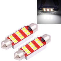 2 PCS 39mm 3W 180LM White Light 9 LED SMD 2835 CANBUS License Plate Reading Lights Car Light Bulb