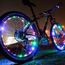 Bicycle Wheel Spoke Decorative LED Light Article Bar Strip, 15 LEDs