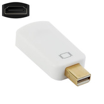 Mini DisplayPort Male to HDMI Female Adapter, Size: 4cm x 1.8cm x 0.7cm(White)