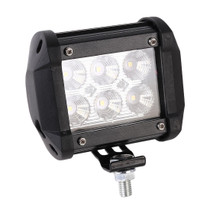 18W  6 LED White Light Floodlight Engineering Lamp / Waterproof IP67 SUVs Light, DC 10-30V(Black)