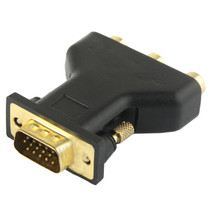 VGA 15 Pin Male to 3 RCA Component Female Adapter