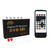 High Speed 90km/h H.264 / AVC MPEG4 Mobile Digital Car DVB-T2 TV Receiver, Suit for Europe / Singapore / Thailand / Africa ect. Market(Black)