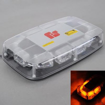 30W Warning Mini Light Bar Strobe Light with 10pcs 3-LED Bars, Yellow Light