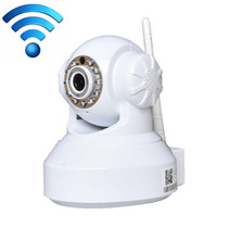 Wireless Infrared IP Camera with WiFi, 0.3 Mega Pixels, Motion Detection and Night Vision / Infrared Alarm Input Function