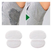 50 PCS Disposable Self-adhesive Armpit Cotton Sweat Pads Underarm Absorbents(White)