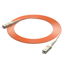 SC-SC Single-Core Multi Mode Fiber Optic Jumper,Length: 3m