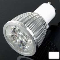 GU10 5W  LED Spotlight Lamp Bulb, 5 LED, Adjustable Brightness, White White, AC 220V