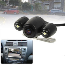 2.4G Wireless GPS Night Vision Car Rear View Backup Camera with 2 LED, Wide viewing angle: 120 (WX808EBS)(Black)