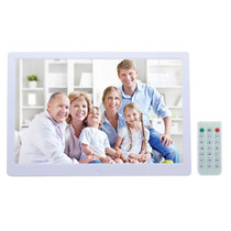 15 inch Digital Picture Frame with Remote Control Support SD / MMC / MS Card and USB , White (1331W)(White)