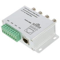 UTP 4 Channel Passive Video Balun Transceiver(Silver)