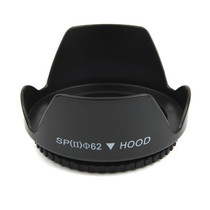 62mm Lens Hood for Cameras(Screw Mount)(Black)