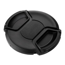 72mm Center Pinch Camera Lens Cap(Black)