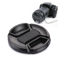 58mm Center Pinch Camera Lens Cap(Black)