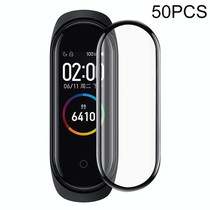 50 PCS For Xiaomi Mi Band 6 / 5 / 4 Composite Silk Screen Film Smart Watch Protective Film