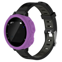 Solid Color Silicone Watch Protective Case for Garmin F235 / F750(Purple)