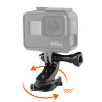 GP451 360-degree Rotating J-type Base for GoPro Hero11 Black / HERO10 Black /9 Black /8 Black /7 /6 /5 /5 Session /4 Session /4 /3+ /3 /2 /1, DJI Osmo Action and Other Action Cameras