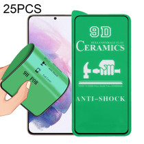 For Samsung Galaxy S21+ 5G 25pcs 9D Full Screen Glue Ceramic Film