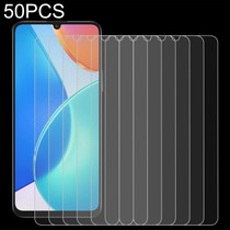 50 PCS 0.26mm 9H 2.5D Tempered Glass Film For Honor Play 30 Plus