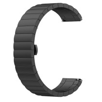 For Garmin Vivoactive 3 Metal Watch Band(Black)