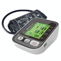 JZ-256A Tri-Color Backlight Automatic Upper Arm Sphygmomanometer Home Electronic Sphygmomanometer, Size:22-42cm(No Voice Broadcast)