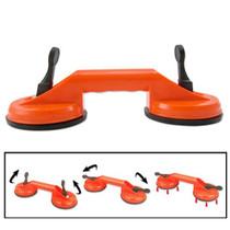 Double Suction Cup Dent Puller Glass Handle Repair Tool for PC / Laptop / iMac / LCD TV, Diameter: 11.5cm