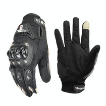 GHOST RACING GR-ST04 Motorcycle Gloves Anti-Fall Full Finger Riding Touch Gloves, Size: XL(Gray)