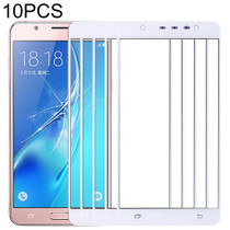 For Samsung Galaxy J7 Max 10pcs Front Screen Outer Glass Lens (White)