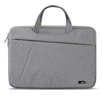 JRC MR30 Laptop Bag Waterproof Shock Absorbing Notebook Hand Inbound Bag, Size: 14 inch(Light Grey)