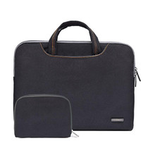 LiSEN LS-116 Simple Laptop Bag Business Laptop Liner Bag, Size: 11.6 inch(Snowflake Nylon Black)