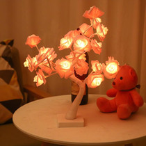 SJ-SD042 Rose Tree LED Christmas Party Decoration Light, Style: Non-detachable Base(Warm White)