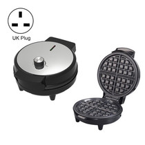 1000W Waffle Maker Breakfast Bread Maker Sandwich Maker Temperature Adjustable Electric Baking Pan(UK Plug)