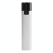 Mini Portable Lipstick Style Rechargeable LED Flashlight (White)