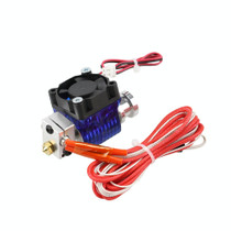 3D V6 Printer Extrusion Head Printer J-Head Hotend With Single Cooling Fan, Specification: Short 3 / 0.2mm