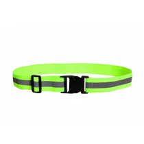 3 PCS Outdoor Adjustable Night Running And Cycling Reflective Waistband, Specification: 4cm Width(Green)