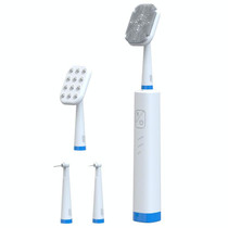 LSHOW YJK108 Multi-function Facial Cleansingand Teeth Cleaning Instrument with LED Auxiliary Light(White)