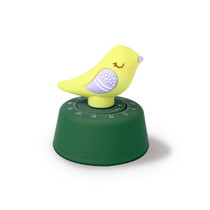 Tweet Bird Countdown Timer Student Learning Time Manager Kitchen Timer Mechanical Reminder(Yellow)