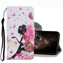 For Xiaomi Redmi 10 Coloured Drawing Pattern Leather Phone Case(Dancing Girl)